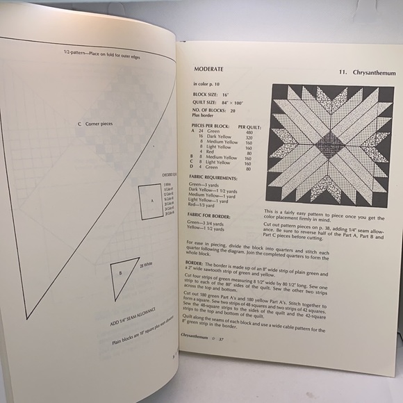 120 Patterns for Traditional Patchwork Quilts by Maggie Malone 1983 - Picture 8 of 13